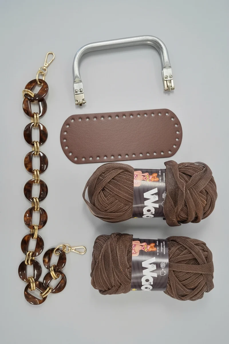 KIT ARIANNA - BORSA TECNICA RATTAN DI Frainodi Crochet