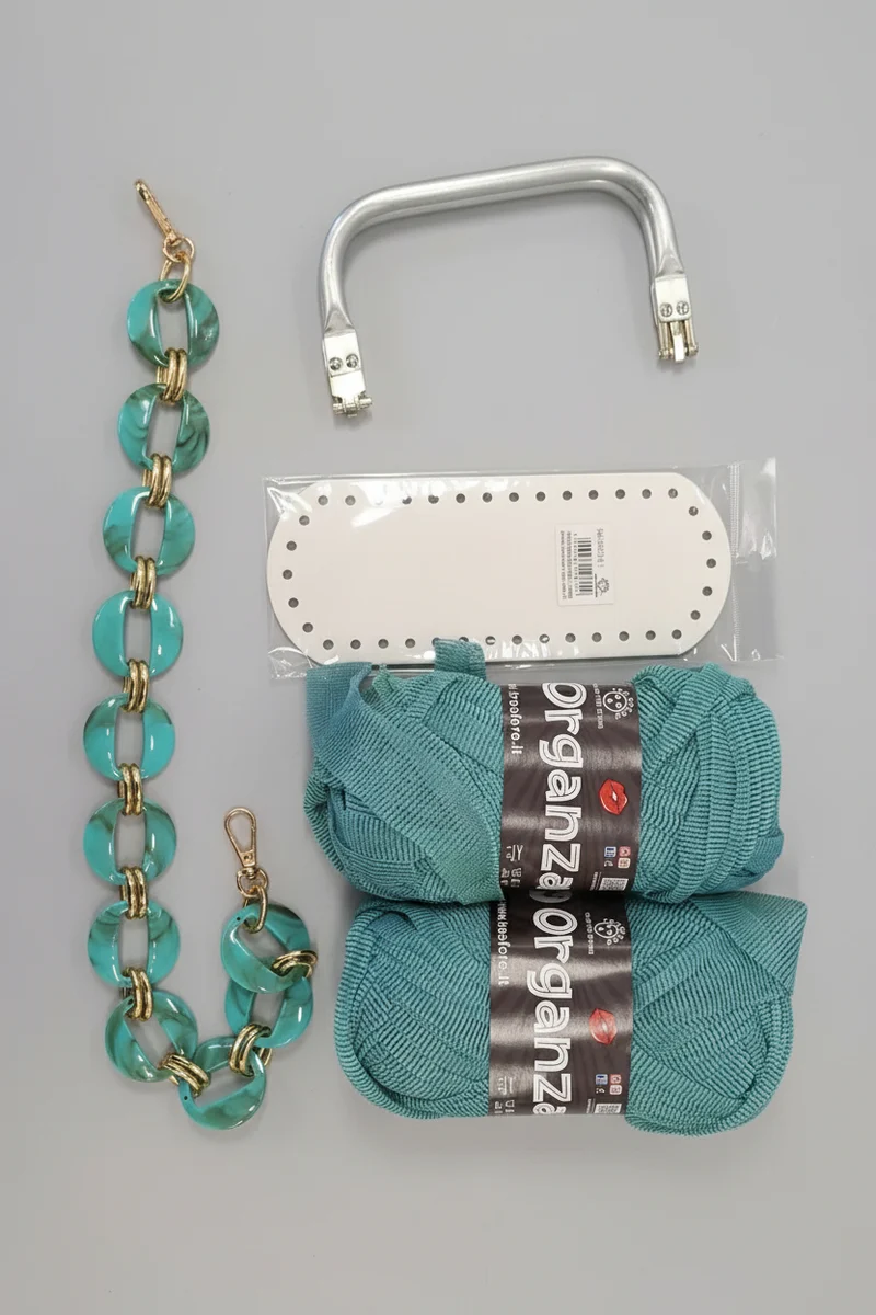 KIT ARIANNA - BORSA TECNICA RATTAN DI Frainodi Crochet