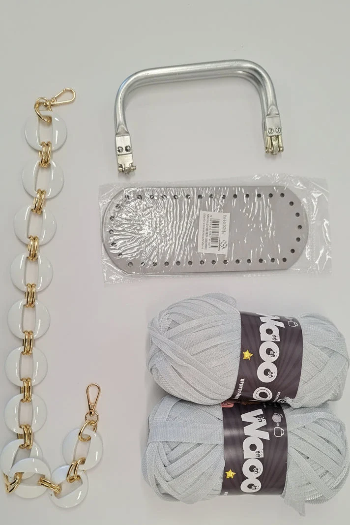 KIT ARIANNA - BORSA TECNICA RATTAN DI Frainodi Crochet