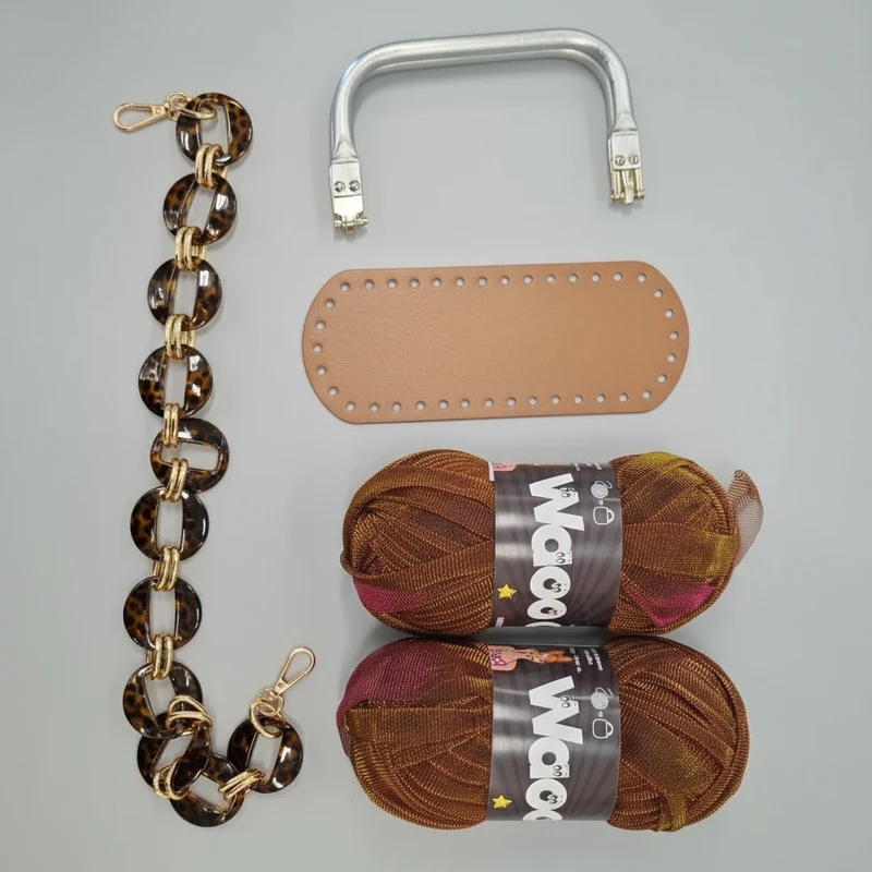 KIT ARIANNA - BORSA TECNICA RATTAN DI Frainodi Crochet