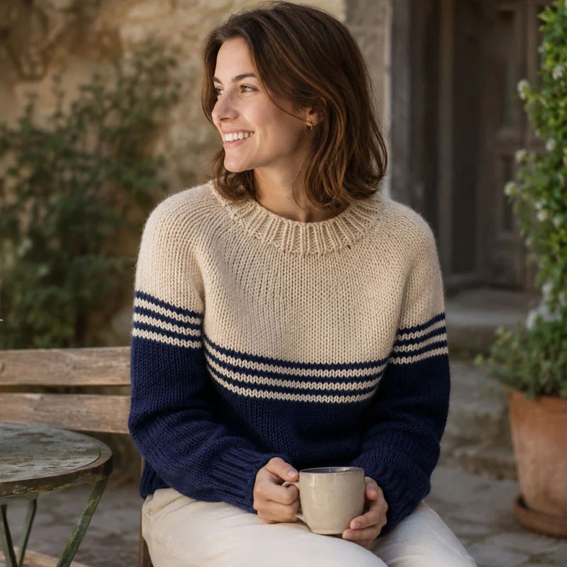 Maglione con Righe