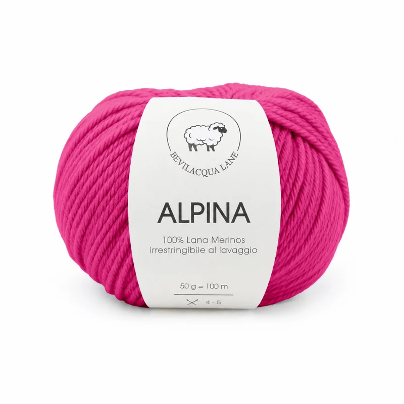 Alpina Bevilacqua Lane | Filato 100% Lana Merino Irrestringibile 50 g