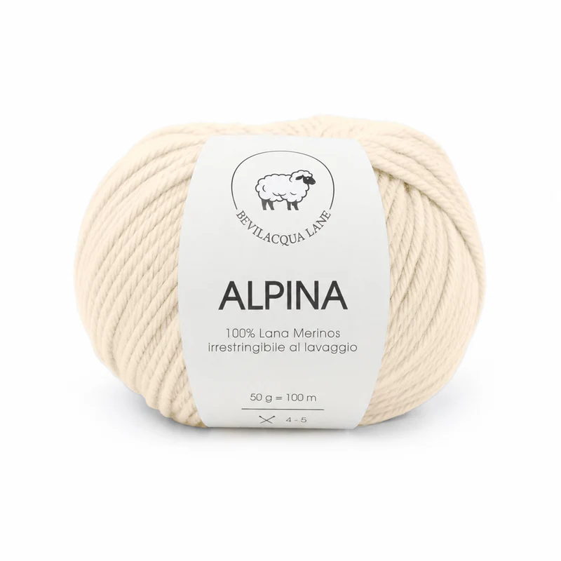 Alpina Bevilacqua Lane | Filato 100% Lana Merino Irrestringibile 50 g