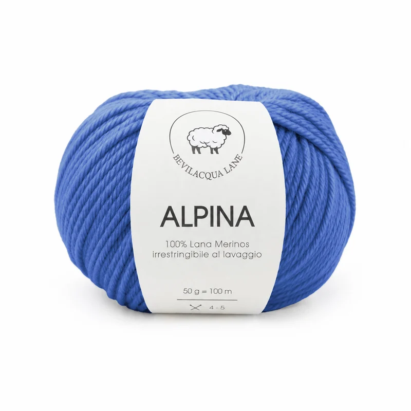 Alpina Bevilacqua Lane | Filato 100% Lana Merino Irrestringibile 50 g