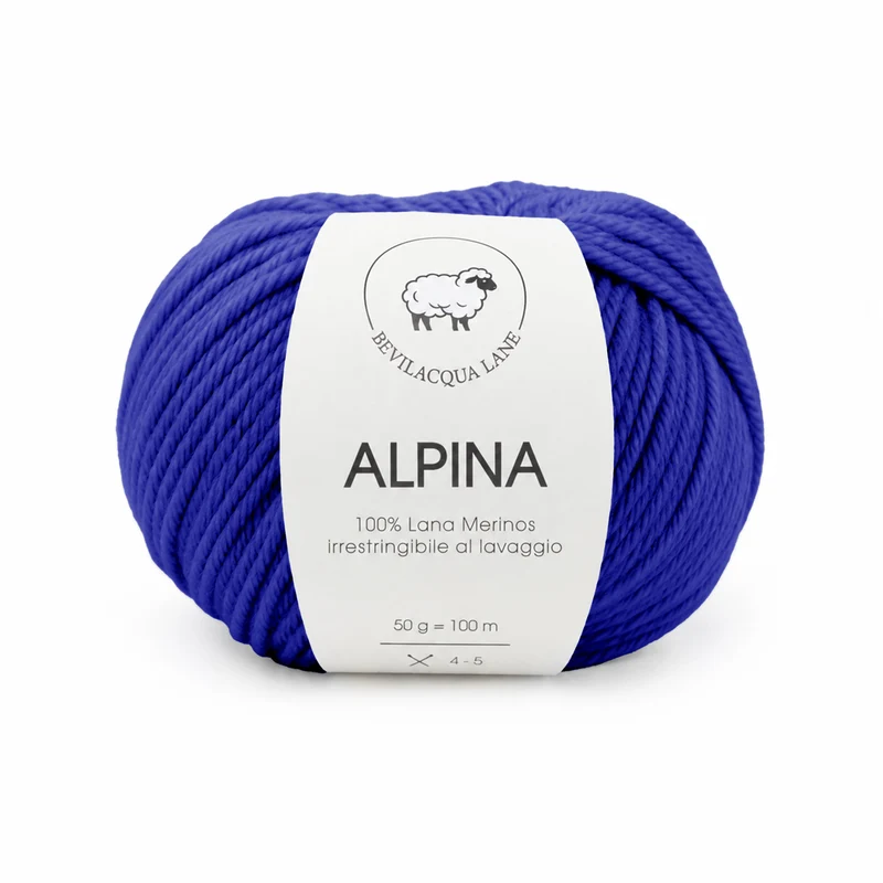 Alpina Bevilacqua Lane | Filato 100% Lana Merino Irrestringibile 50 g