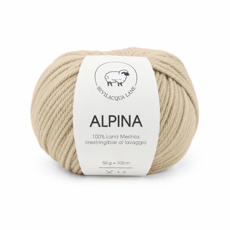 Alpina Bevilacqua Lane | Filato 100% Lana Merino Irrestringibile 50 g