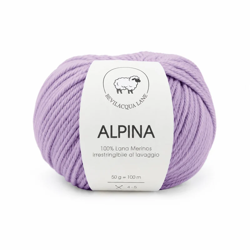 Alpina Bevilacqua Lane | Filato 100% Lana Merino Irrestringibile 50 g
