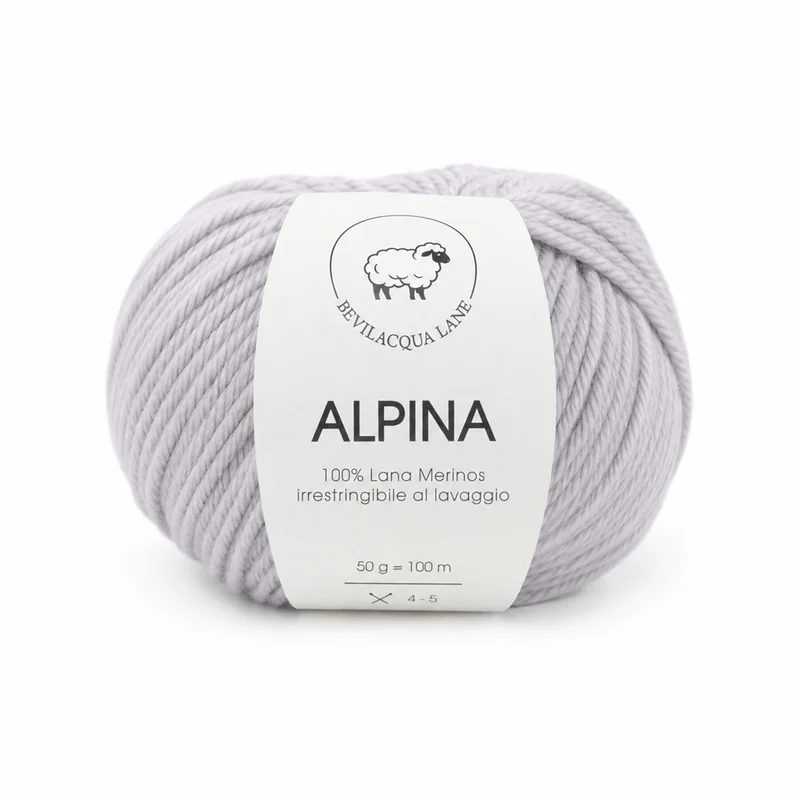 Alpina Bevilacqua Lane | Filato 100% Lana Merino Irrestringibile 50 g