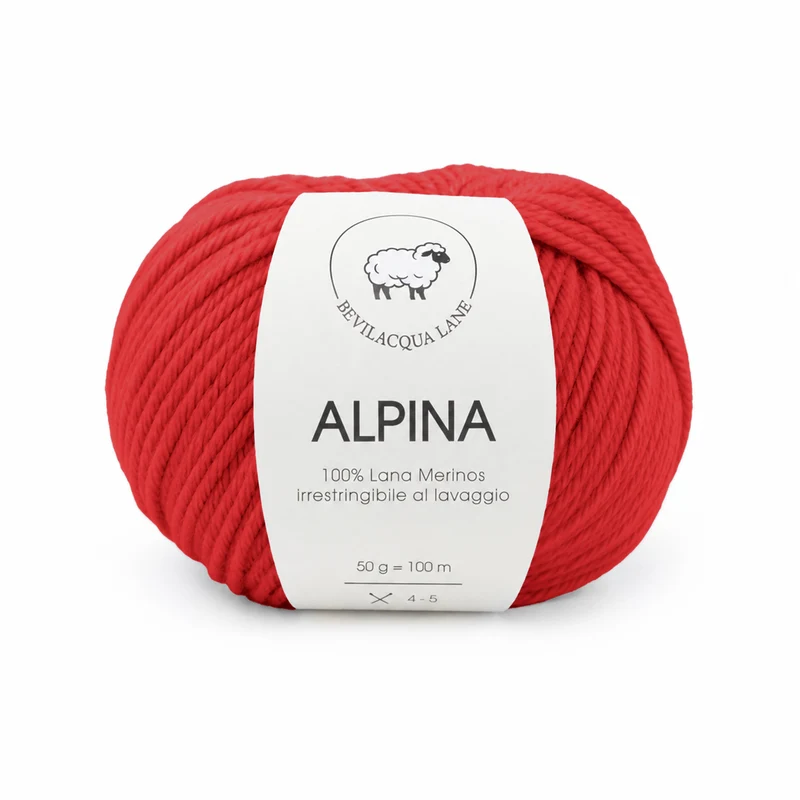 Alpina Bevilacqua Lane | Filato 100% Lana Merino Irrestringibile 50 g