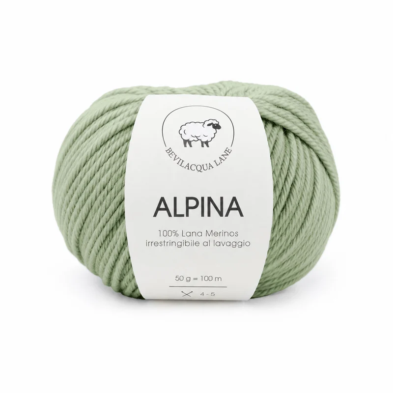 Alpina Bevilacqua Lane | Filato 100% Lana Merino Irrestringibile 50 g