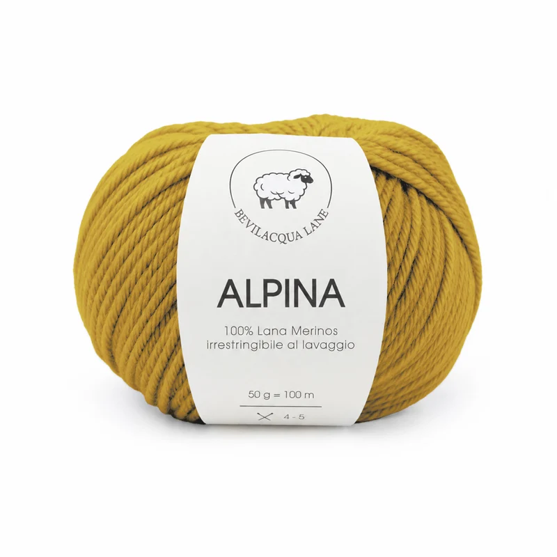 Alpina Bevilacqua Lane | Filato 100% Lana Merino Irrestringibile 50 g