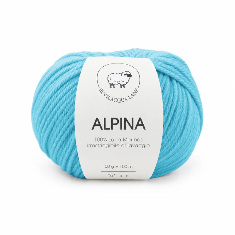 Alpina Bevilacqua Lane | Filato 100% Lana Merino Irrestringibile 50 g