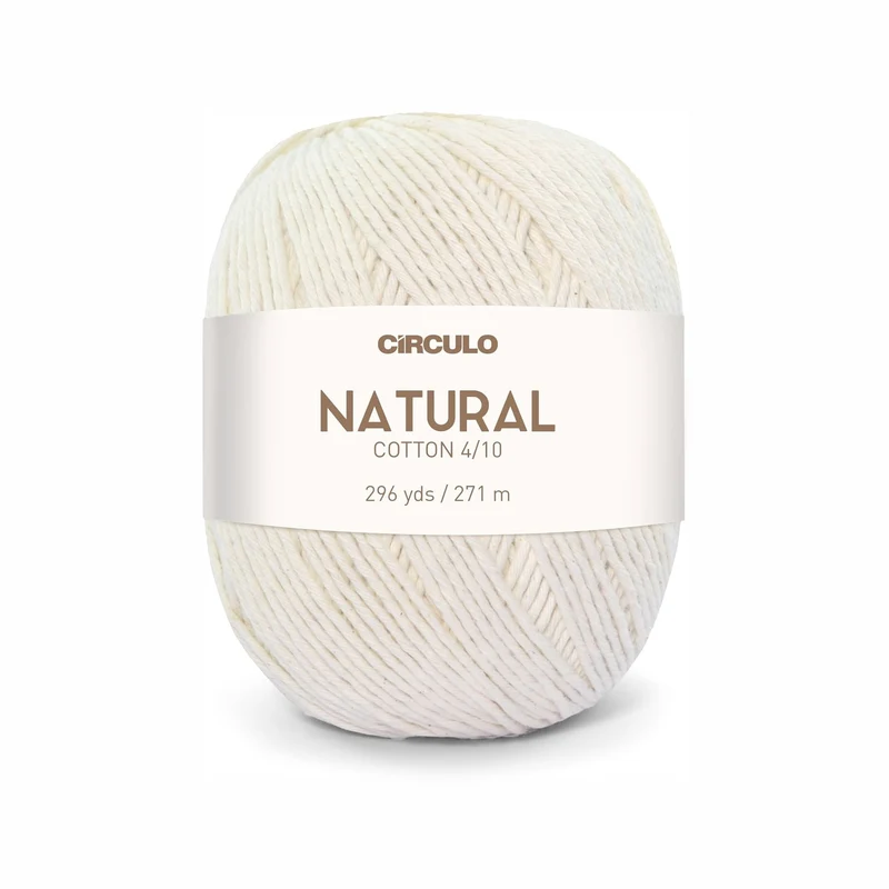 Filato Cotone Naturale Circulo 4/10 – 100% Cotone Brasiliano Grezzo