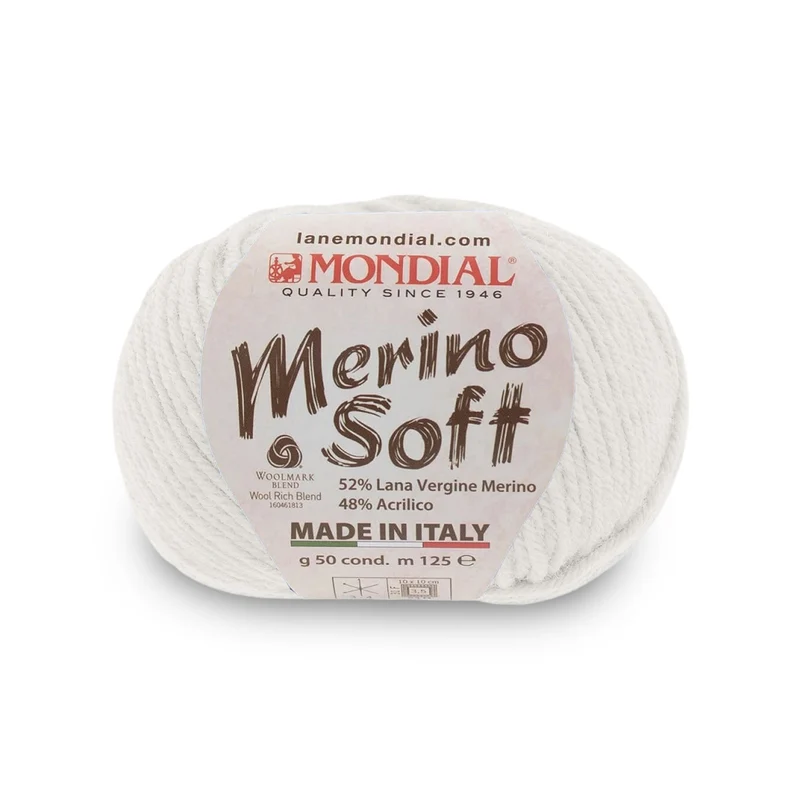 Merino Soft Mondial – Filato Lana Merino Superwash 50g