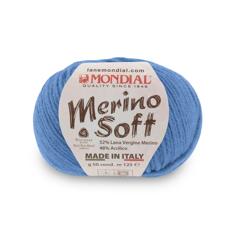 Merino Soft Mondial – Filato Lana Merino Superwash 50g