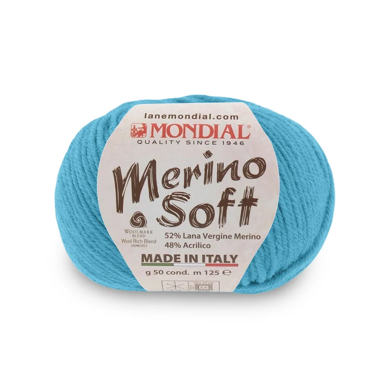 Merino Soft Mondial – Filato Lana Merino Superwash 50g