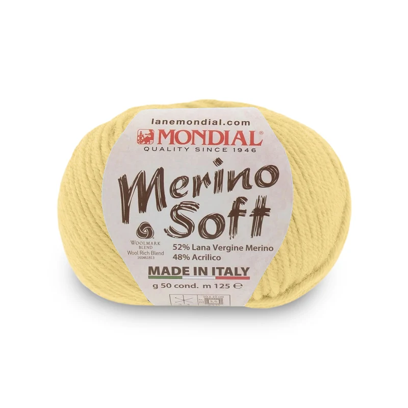 Merino Soft Mondial – Filato Lana Merino Superwash 50g