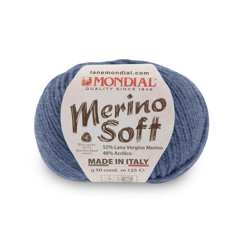 Merino Soft Mondial – Filato Lana Merino Superwash 50g