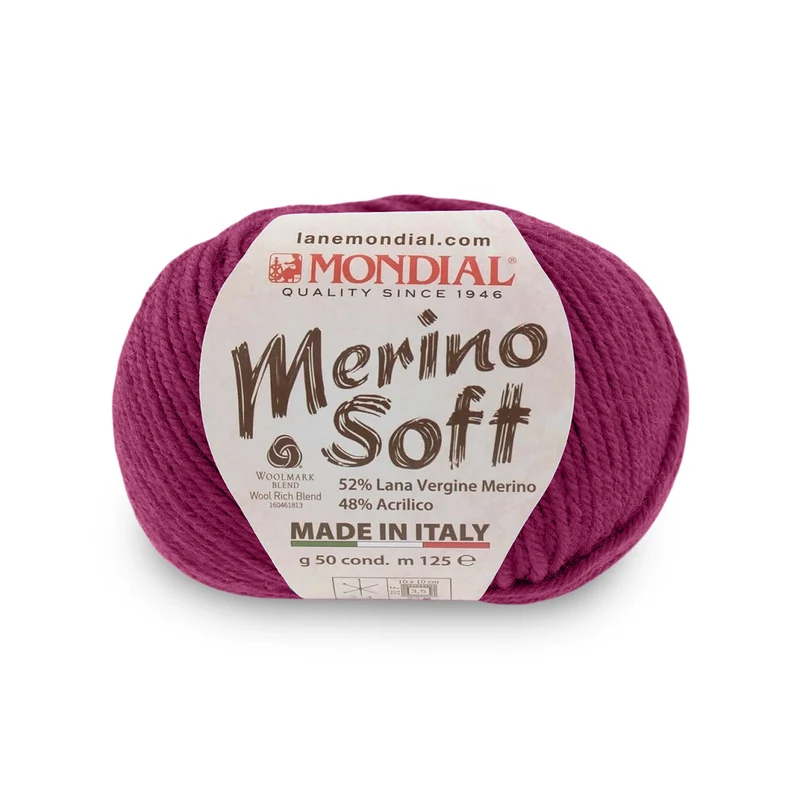 Merino Soft Mondial – Filato Lana Merino Superwash 50g