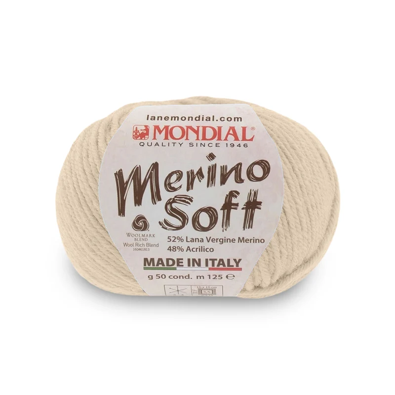 Merino Soft Mondial – Filato Lana Merino Superwash 50g