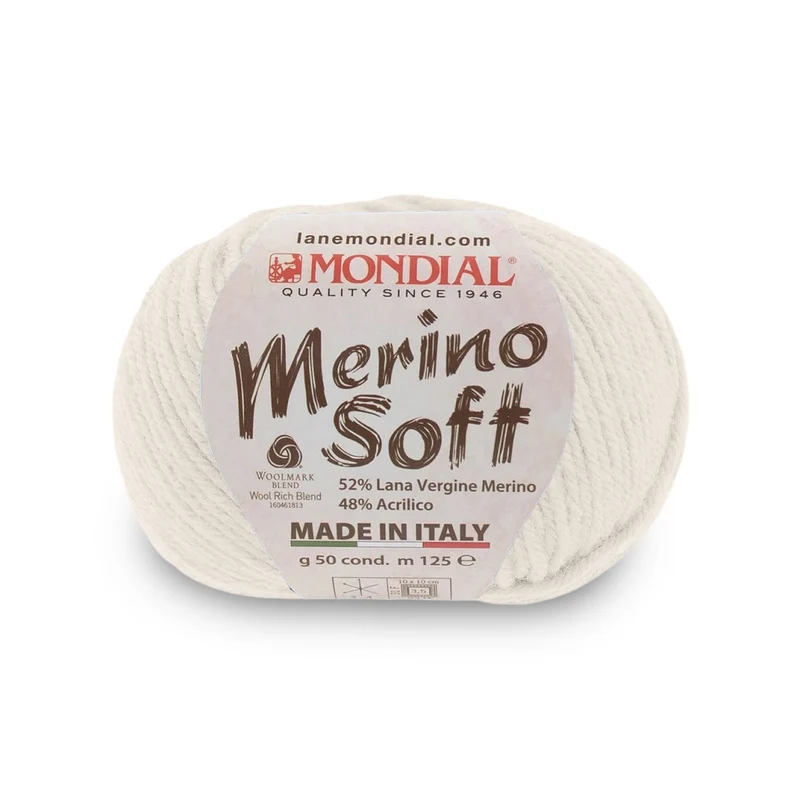 Merino Soft Mondial – Filato Lana Merino Superwash 50g