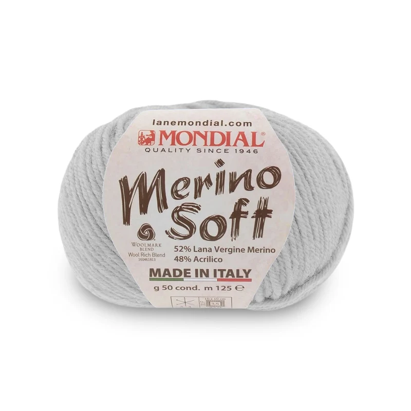 Merino Soft Mondial – Filato Lana Merino Superwash 50g