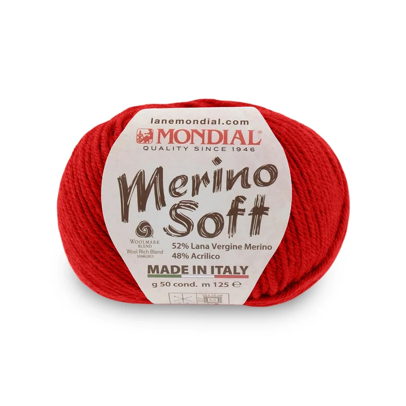 Merino Soft Mondial – Filato Lana Merino Superwash 50g