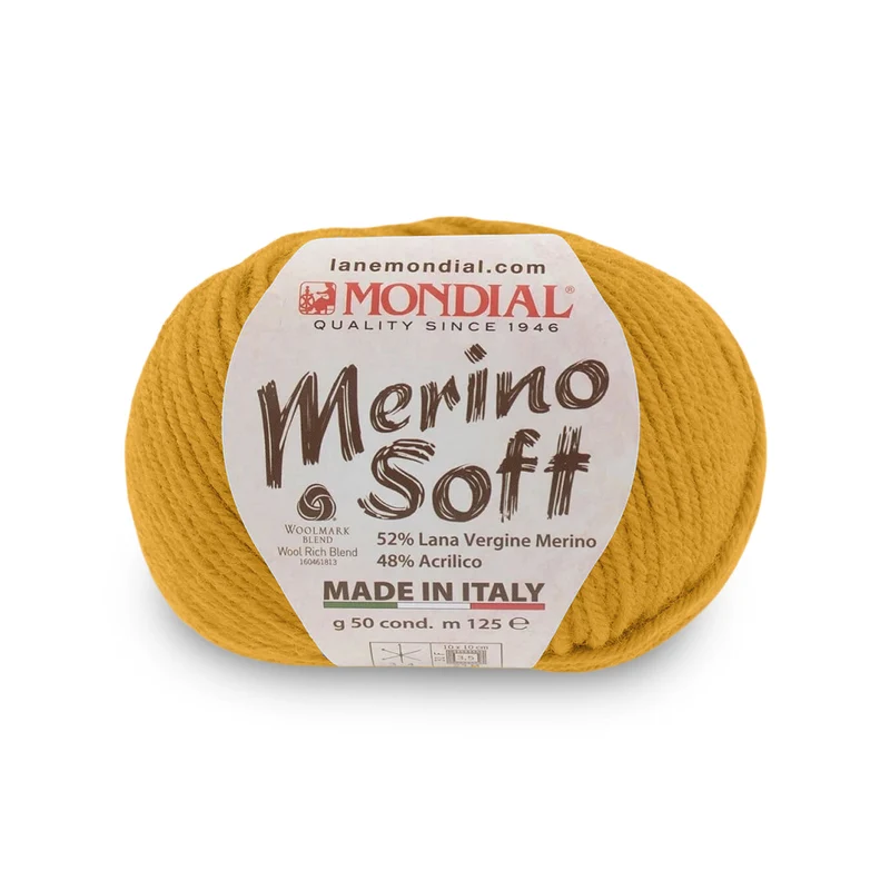 Merino Soft Mondial – Filato Lana Merino Superwash 50g