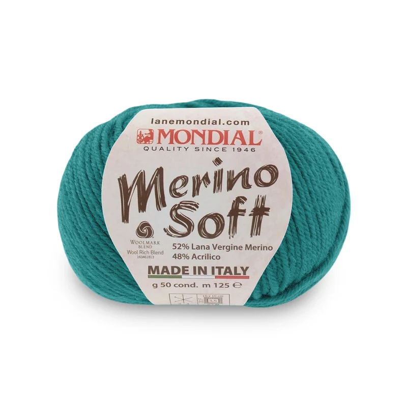 Merino Soft Mondial – Filato Lana Merino Superwash 50g