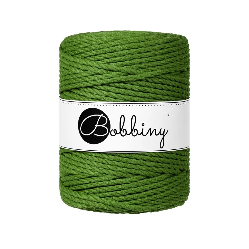 Bobbiny Makramee-Kordel, dreifach gedreht, 5 mm, 3PLY MAKRAMEE-SCHNUR MOSS GREEN