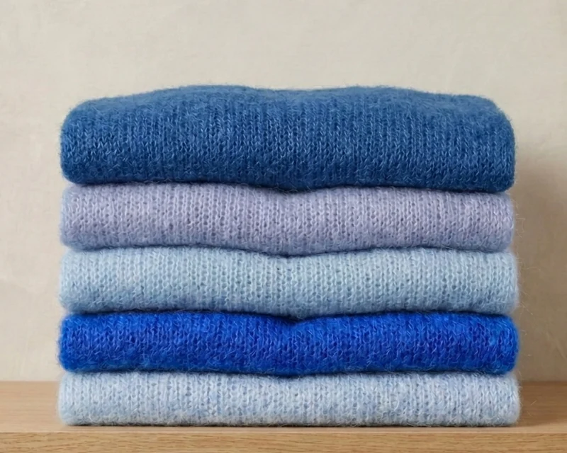 Pull Spazzolato – Fatto a Mano in Mohair e Seta