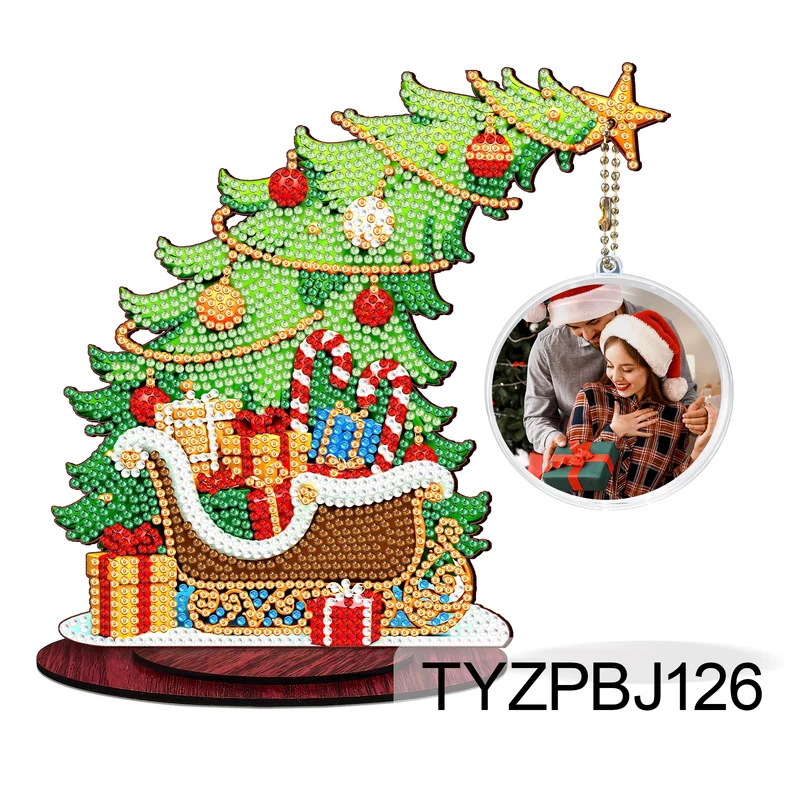 ALBERO STORTO CON FOTO DIAMOND PAINTING