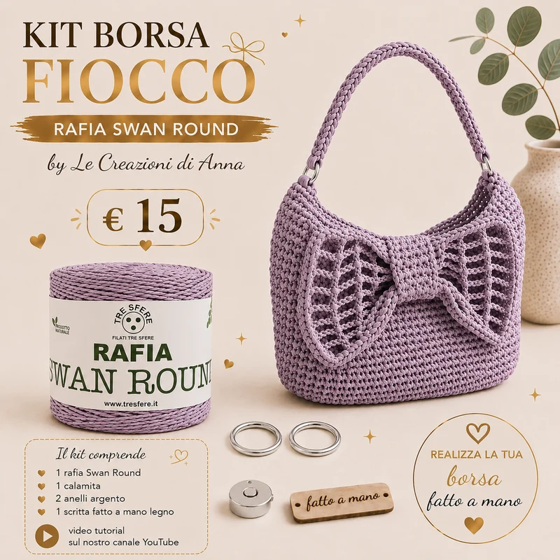 KIT BORSA FIOCCO