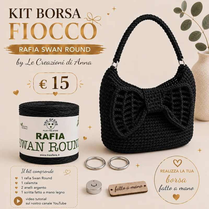 KIT BORSA FIOCCO