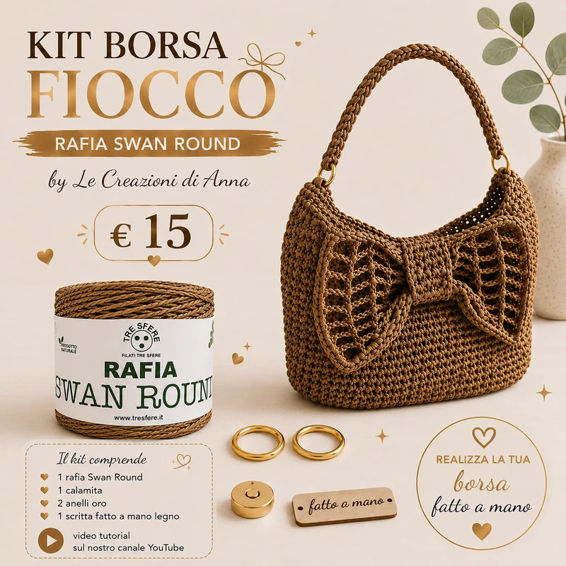 KIT BORSA FIOCCO
