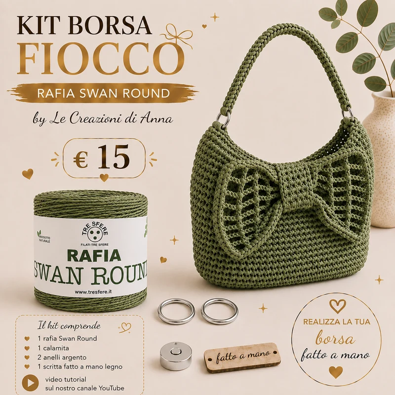 KIT BORSA FIOCCO