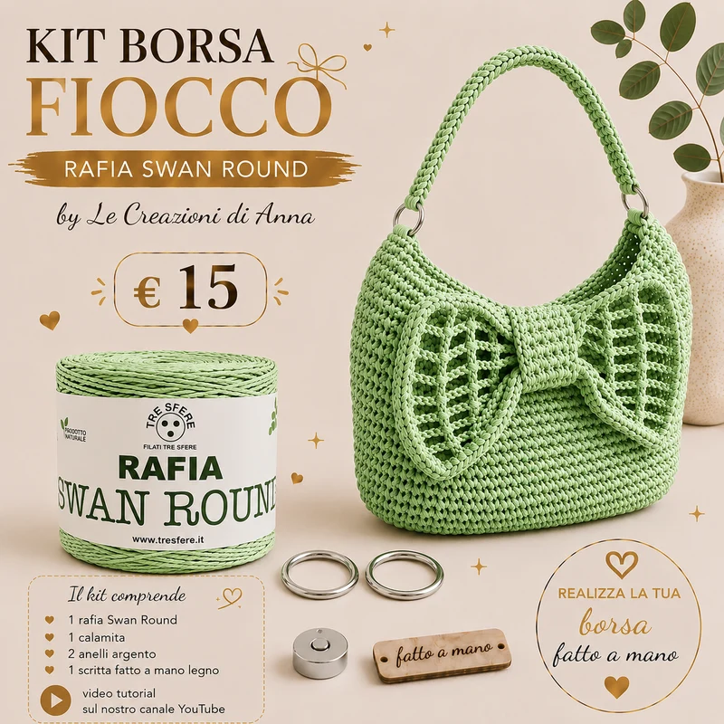 KIT BORSA FIOCCO