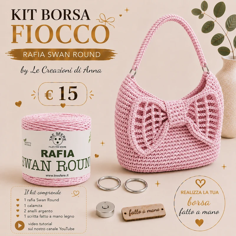 KIT BORSA FIOCCO