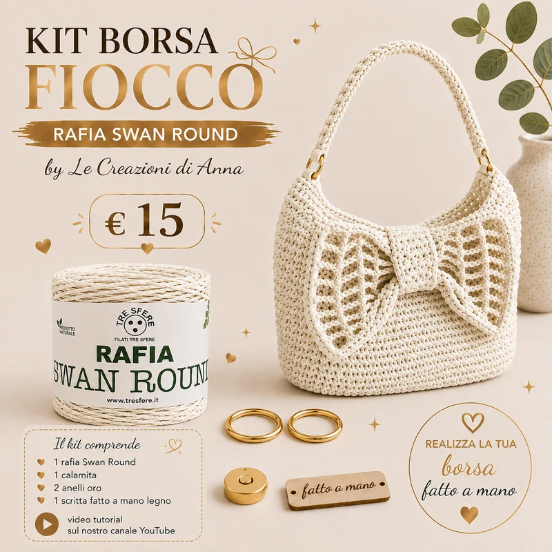 KIT BORSA FIOCCO