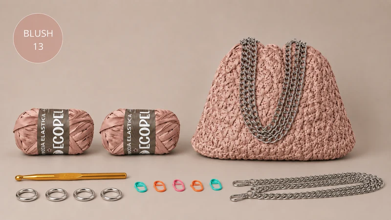 KIT POUCH BAG STELLINA - DI Frainodi Crochet