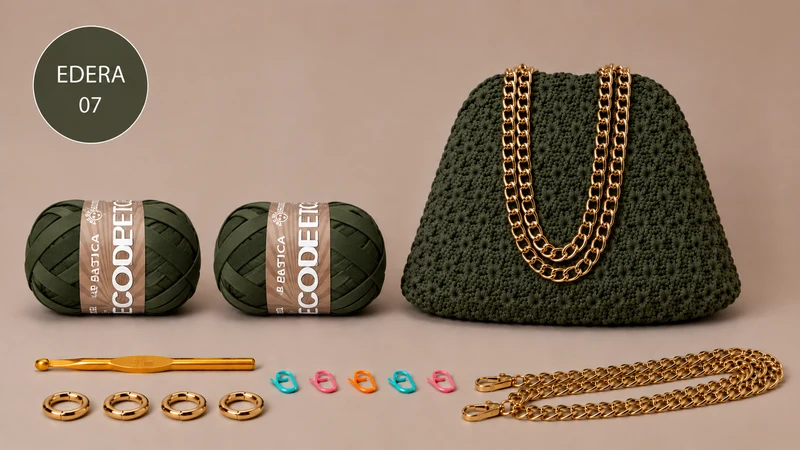 KIT POUCH BAG STELLINA - DI Frainodi Crochet