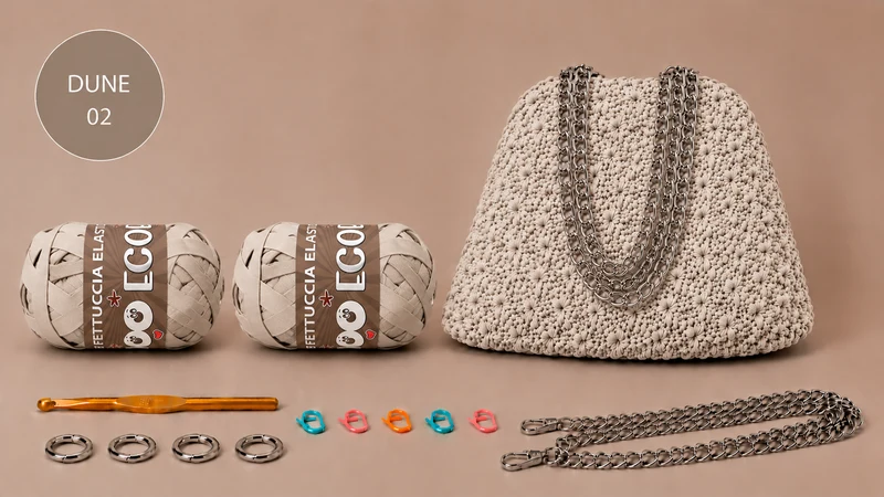 KIT POUCH BAG STELLINA - DI Frainodi Crochet