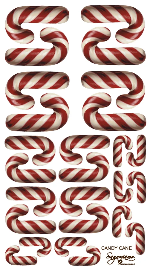 PANNELLO CANDY CANE 25X45 PAN 07
