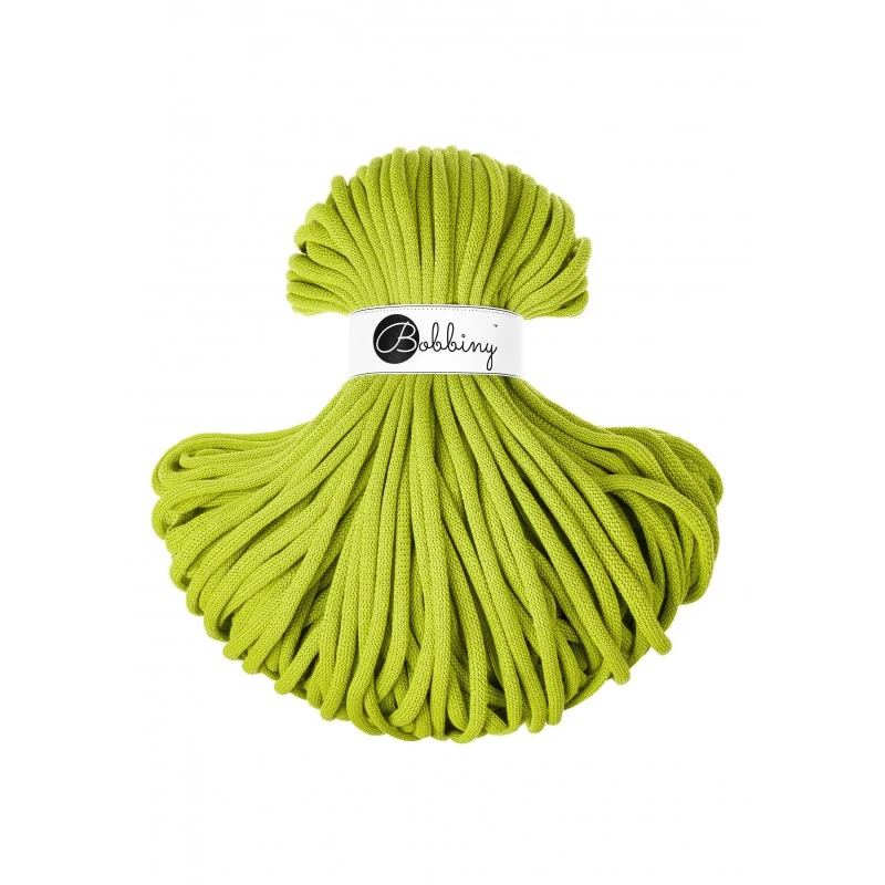 Bobbiny Flechtkordel, 9 mm, dopamine lime