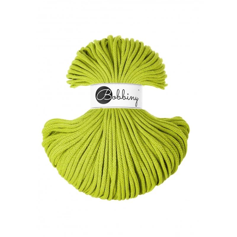 Bobbiny Flechtkordel, 5 mm, dopamine lime