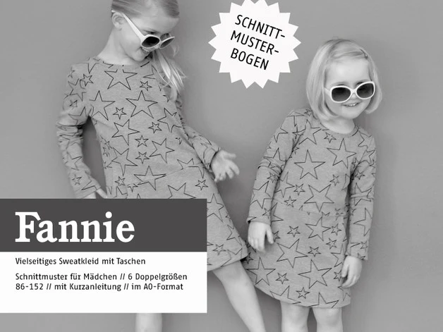 Schnittreif - Fannie - Sweatkleid mit Taschen