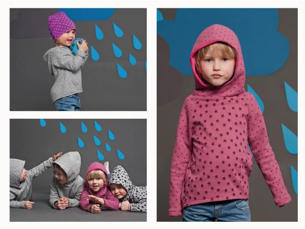 Schnittreif - TONI – Kapuzensweater für Jungs und Mädchen