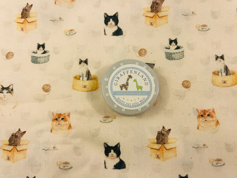 Baumwollstoff Katzen Cats