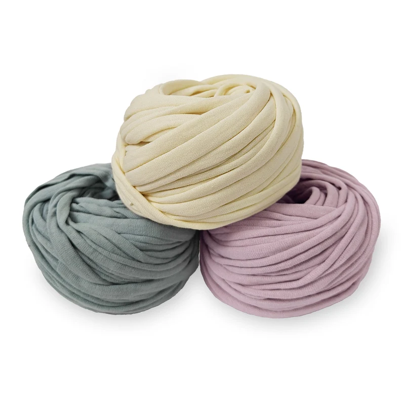 Fettuccia Bobilon Medium Kit 3 Colori – Filato T-Shirt per Borse e Cestini