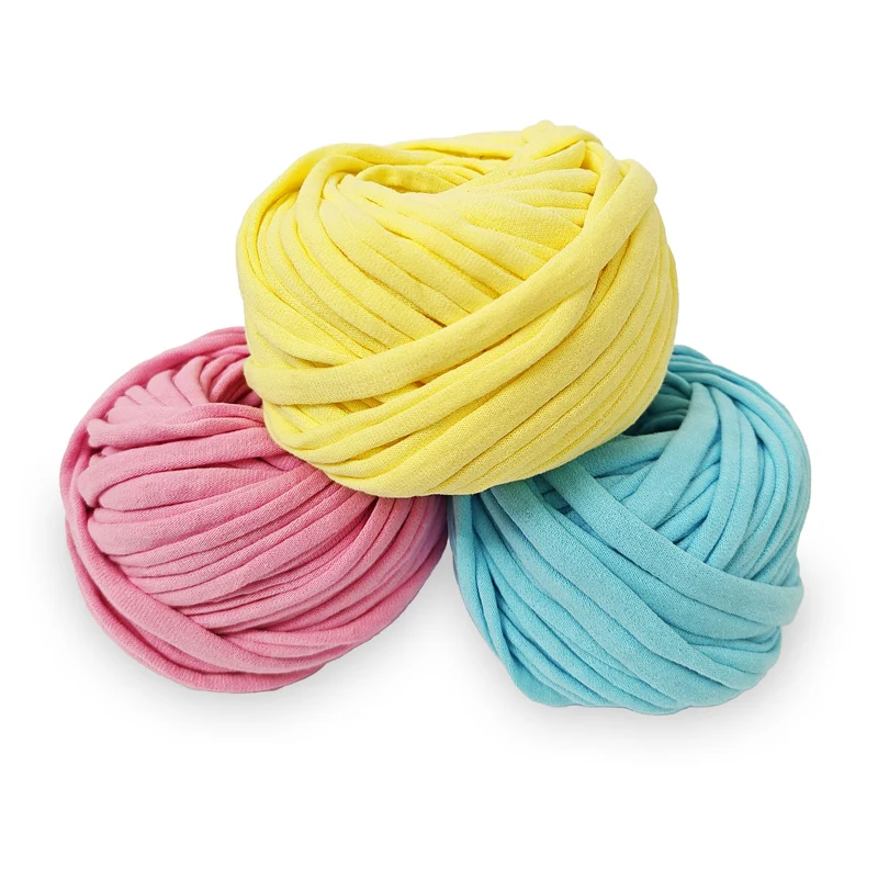 Fettuccia Bobilon Medium Kit 3 Colori – Filato T-Shirt per Borse e Cestini
